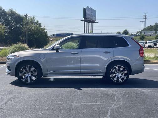 Silver Dawn Metallic 2024 Volvo XC90 Recharge Plug-In Hybrid T8 Ultimate Bright Theme 7-Seater