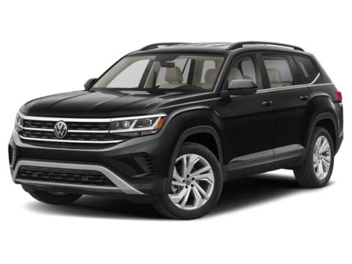Deep Black Pearl 2023 Volkswagen Atlas 2.0T SE w/Technology