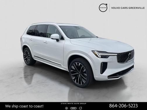 2026 Volvo XC90 Ultra, B6 AWD Gas (mild hybrid), Gasoline, Bright, 7 Seats