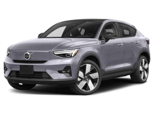 Silver Dawn Metallic 2023 Volvo C40 Recharge Pure Electric Twin Ultimate