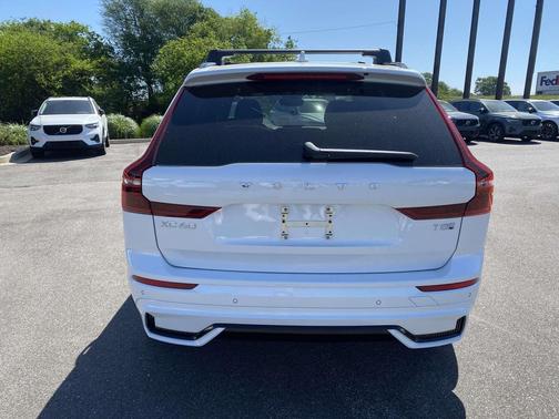 Crystal White Metallic 2026 Volvo XC60 Plug-In Hybrid Plus, T8 AWD Electric/Gasoline, Dark
