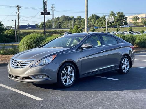 Harbor Gray Metallic 2013 Hyundai SONATA Limited