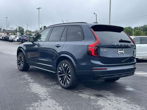 Denim Blue Metallic 2026 Volvo XC90 Plug-In Hybrid Ultra Dark Theme, T8 AWD, Electric/Gasoline, 7 Seats