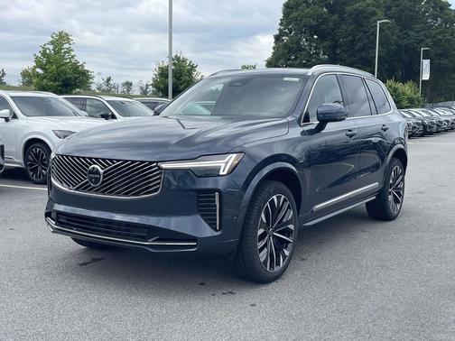 Denim Blue Metallic 2026 Volvo XC90 Ultra, B6 AWD Gas (mild hybrid), Gasoline, Bright, 7 Seats
