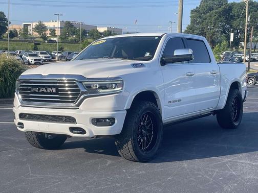 Ivory White Tri-Coat Pearlcoat 2020 RAM 1500 Longhorn