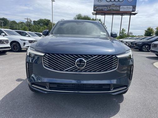 Denim Blue Metallic 2026 Volvo XC90 Plus, B6 AWD Gas (mild hybrid), Gasoline, Bright, 7 Seats