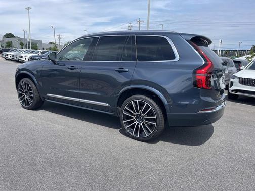Denim Blue Metallic 2026 Volvo XC90 Plus, B6 AWD Gas (mild hybrid), Gasoline, Bright, 7 Seats