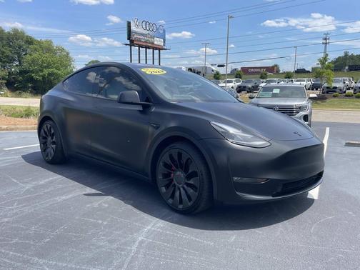 Solid Black 2022 Tesla Model Y Performance Dual Motor All-Wheel Drive