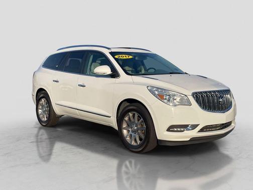 Summit White 2017 Buick Enclave Leather