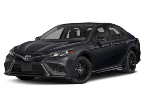 Midnight Black Metallic 2021 Toyota Camry SE