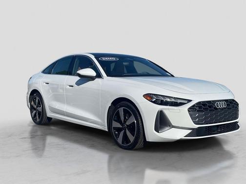 White 2025 Audi A5 Prestige TFSI quattro S tronic