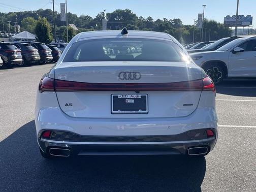 White 2025 Audi A5 Prestige TFSI quattro S tronic