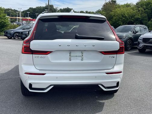 Crystal White Metallic 2026 Volvo XC60 Plug-In Hybrid Plus, T8 AWD Electric/Gasoline, Dark
