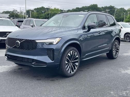 Denim Blue Metallic 2026 Volvo XC90 Ultra Dark Theme, B6 AWD Gas (mild hybrid), Gasoline, 6 Seats