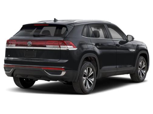 Deep Black Pearl 2025 Volkswagen Atlas Cross Sport 2.0T SE w/Technology