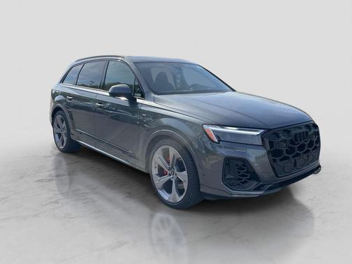 Gray 2026 Audi Q7 55 Prestige