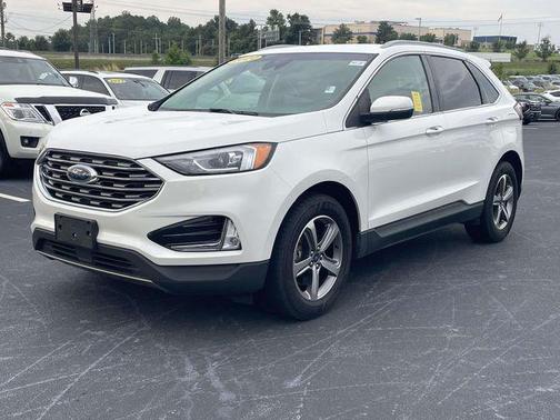 Star White Metallic Tri-Coat 2020 Ford Edge SEL