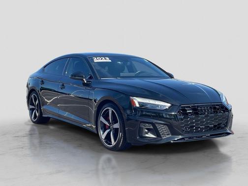 Mythos Black Metallic 2023 Audi A5 Sportback 45 S Line Prestige