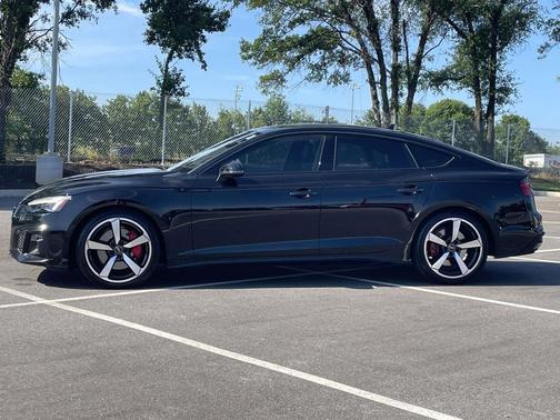 Mythos Black Metallic 2023 Audi A5 Sportback 45 S Line Prestige