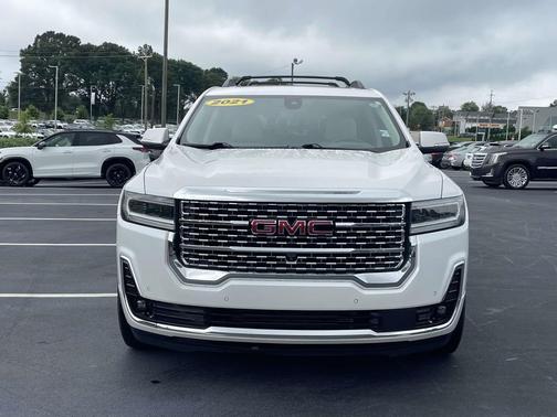 White Frost Tricoat 2021 GMC Acadia Denali