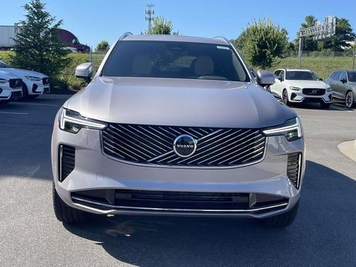 Aurora Silver 2026 Volvo XC90 Plus, B6 AWD Gas (mild hybrid), Gasoline, Bright, 7 Seats
