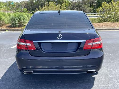 Blue 2010 Mercedes-Benz E-Class 4MATIC