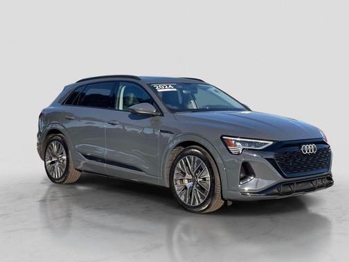 Magnet Gray 2024 Audi Q8 e-tron Prestige