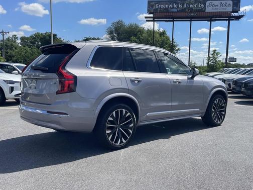 Aurora Silver 2026 Volvo XC90 Plus, B6 AWD Gas (mild hybrid), Gasoline, Bright, 7 Seats
