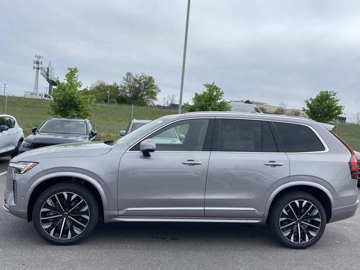 Aurora Silver 2026 Volvo XC90 Plus, B6 AWD Gas (mild hybrid), Gasoline, Bright, 7 Seats