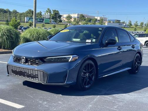 Blue Lagoon Pearl 2025 Honda Civic Sport