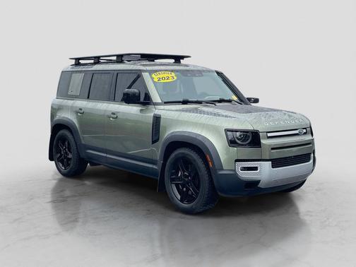 Pangea Green Metallic 2023 Land Rover Defender 110 SE
