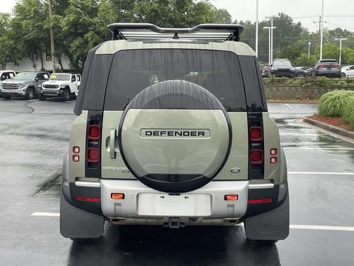 Pangea Green Metallic 2023 Land Rover Defender 110 SE