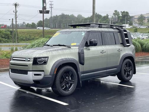 Pangea Green Metallic 2023 Land Rover Defender 110 SE
