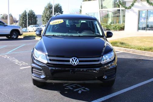 Deep Black Pearl 2017 Volkswagen Tiguan 2.0T Wolfsburg Edition