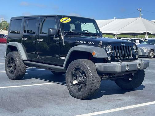 Black Clearcoat 2015 Jeep Wrangler Unlimited Rubicon