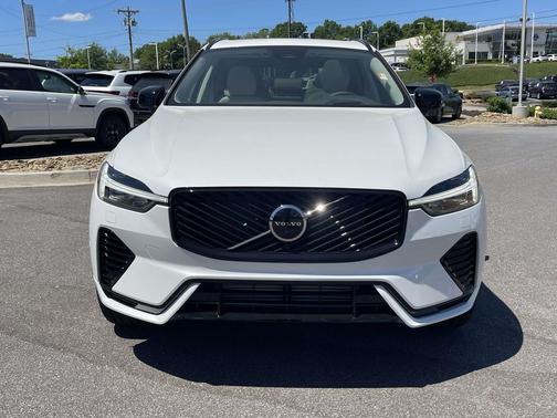 Crystal White Metallic 2026 Volvo XC60 Plug-In Hybrid Ultra, T8 AWD Electric/Gasoline, Dark
