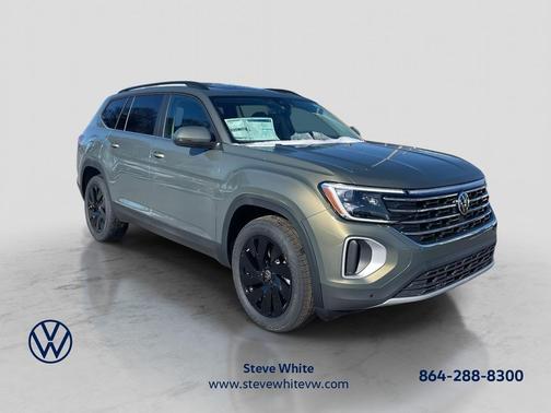 Avocado Green Pearl 2026 Volkswagen Atlas 2.0T SE w/Technology