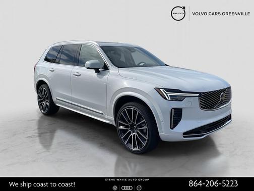 2026 Volvo XC90 Ultra, B6 AWD Gas (mild hybrid), Gasoline, Bright, 6 Seats