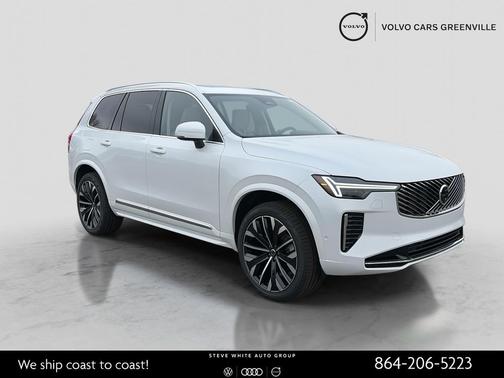 2026 Volvo XC90 Ultra, B6 AWD Gas (mild hybrid), Gasoline, Bright, 7 Seats