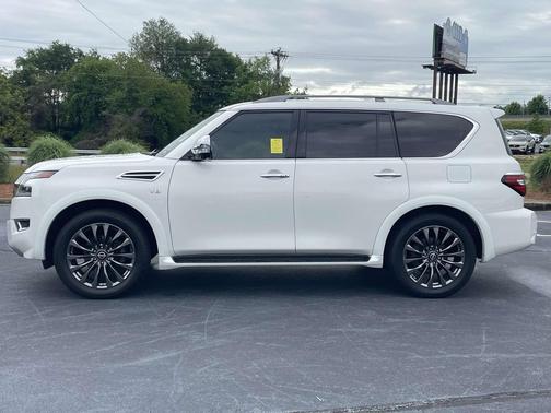 Aspen White Tricoat 2021 Nissan Armada Platinum 4WD