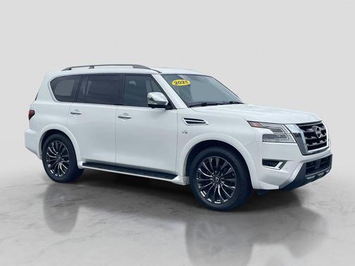 Aspen White Tricoat 2021 Nissan Armada Platinum 4WD