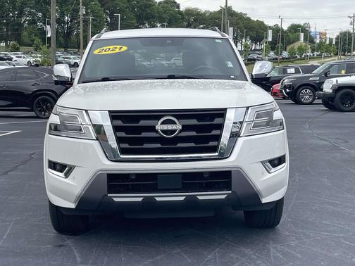 Aspen White Tricoat 2021 Nissan Armada Platinum 4WD
