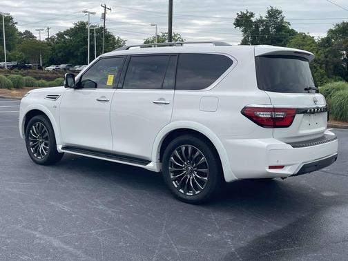 Aspen White Tricoat 2021 Nissan Armada Platinum 4WD