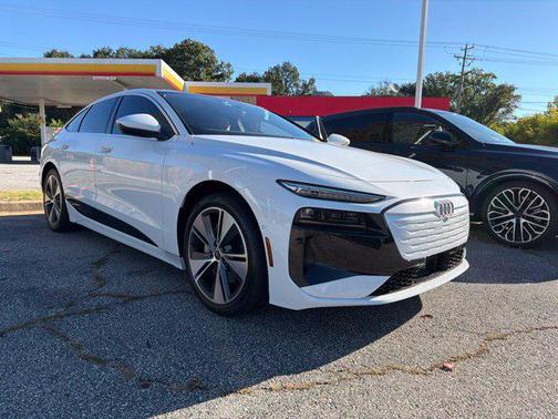 Glacier White 2025 Audi A6 e-tron Premium Plus