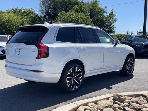 Crystal White Pearl 2026 Volvo XC90 Plus, B5 AWD Gas (mild hybrid), Gasoline, Bright, 7 Seats