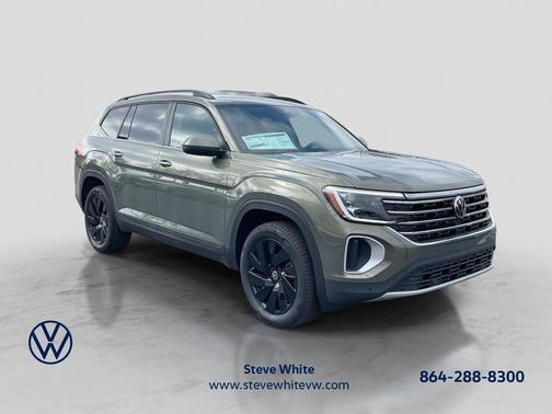 Avocado Green Pearl 2026 Volkswagen Atlas 2.0T SE w/Technology