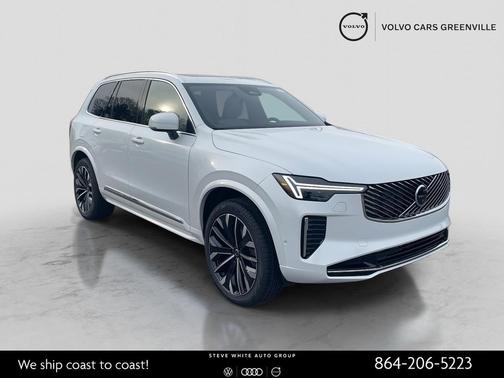 2026 Volvo XC90 Plug-In Hybrid Ultra, T8 AWD, Electric/Gasoline, Bright, 7 Seats