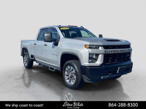 Silver Ice Metallic 2021 Chevrolet Silverado 2500 Custom