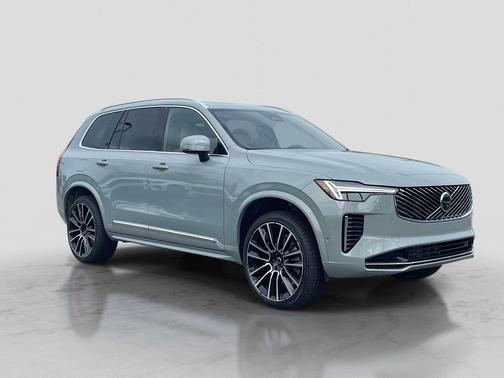 Vapour Grey Metallic 2026 Volvo XC90 Plus, B6 AWD Gas (mild hybrid), Gasoline, Bright, 7 Seats