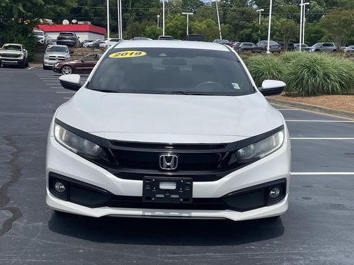 Platinum White Pearl 2019 Honda Civic Sport